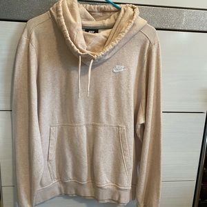 Light pink / Oatmeal   Nike cowl neck hoodie